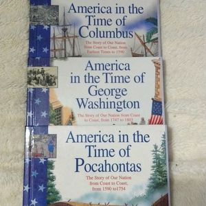 3 Set Kids American History 1500s - 1803 Set Education Books